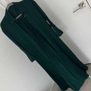 🌳 Banana Republic Green Silk Duster 🌳